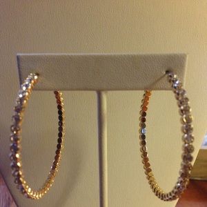 🆕Bezel Hoops Shine Shine💎💎💎